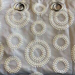 Target curtains 54x 80 with Embroidered Design